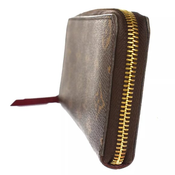 LOUIS VUITTON Portefeuille Clemence Long Wallet Monogram Brown M60742 35YB631 - Picture 10 of 13